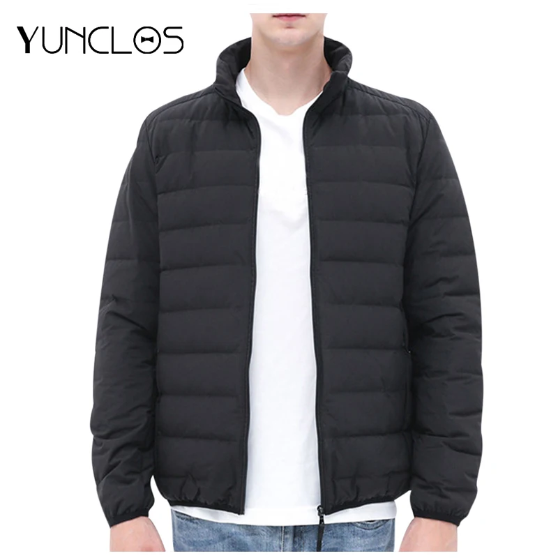 

YUNCLOS Men's Coats Men Jackets Winter Thick Warm Solid Coats Windproof Winter Jacket Men Hooded Parka Fashion Causal Clothing