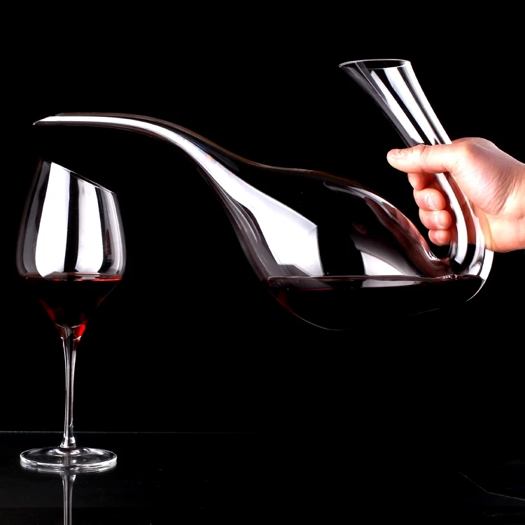 

1500 мл выдувной Хрустальный куриный винный графин ручной работы стеклянный кувшин для красного вина аэратор посуда для бара