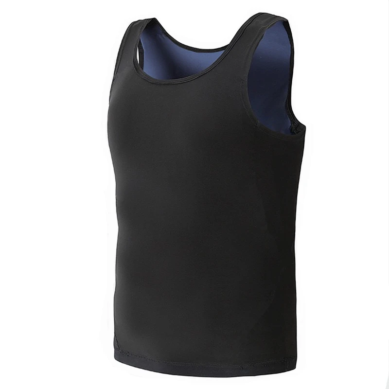 

Men Sweat Vest Sauna Shapers Body Shapewear Waist Trainer Slimming Vest Hot Thermo Sweat Sauna Tank Tops Fitness Workout Suits
