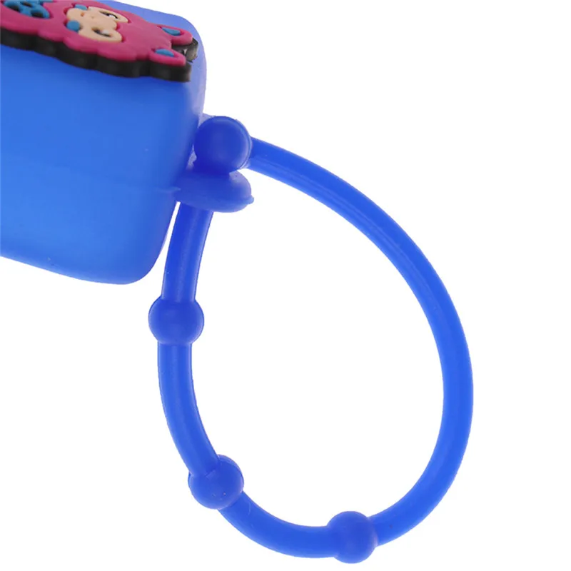 

26 Styles 1Pc Silicone Mini Hand Sanitizer Holder Disposable No Clean Detachable Cover Travel Portable Safe Gel Random Send