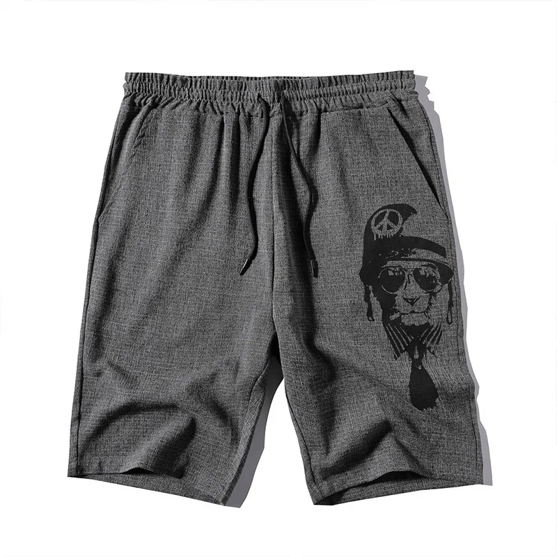 GXXH Quality Summer Oversized Shorts Men Loose Breathable Casual Baggy striped Short Pants Male Large Size 5XL 6XL | Мужская одежда