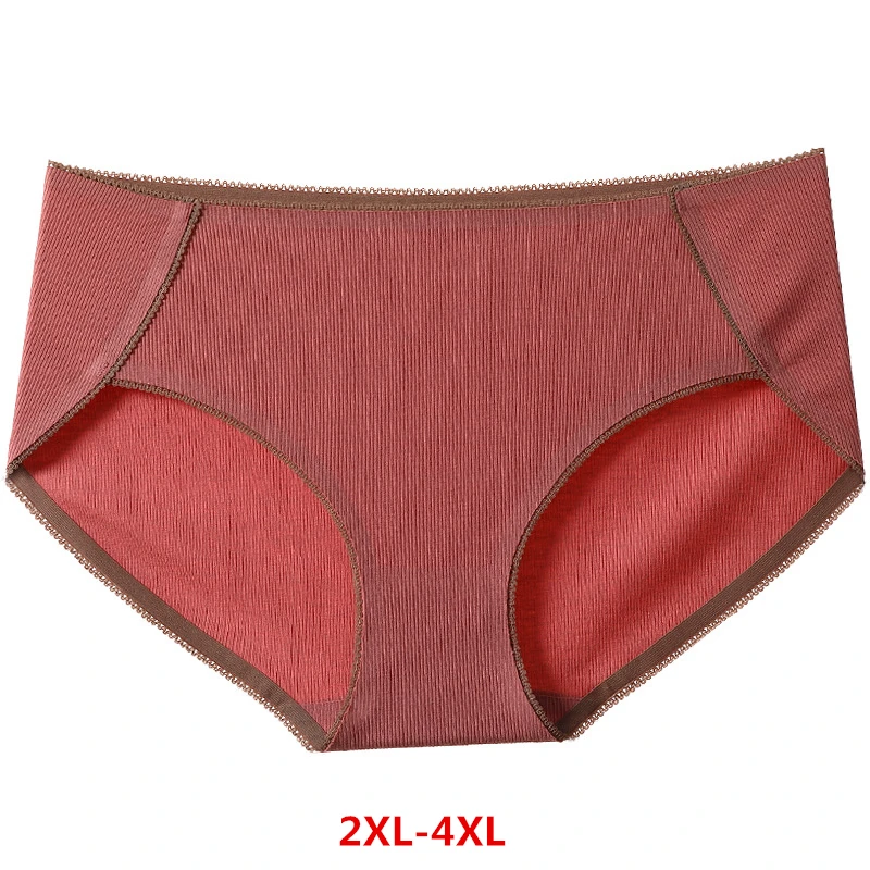 

Underwear women High-end panties women mulberry silk antibacterial ladies briefs cotton large size breathable majtki damskie 4XL