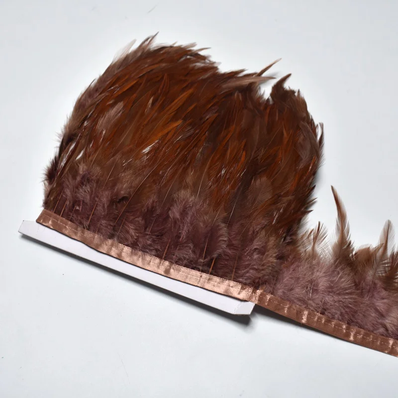 1 метр черные петушиные перья для шеи отделка бахрома 8 10 см сделай сам рукоделия