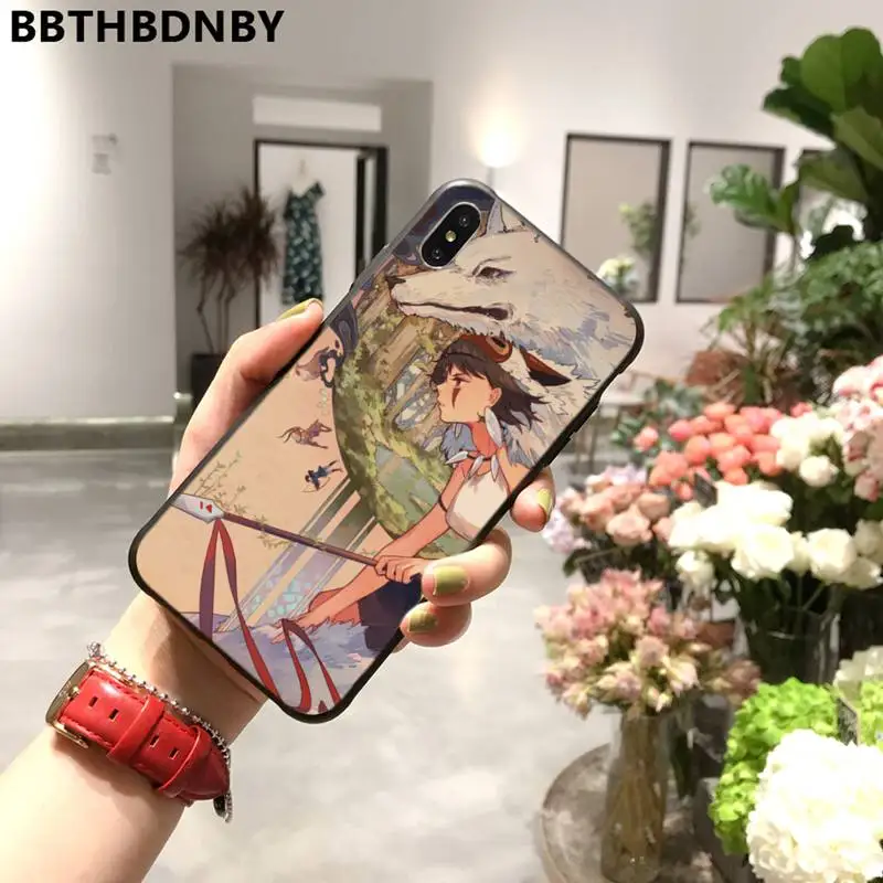 

Japanese Anime Princess Mononoke Phone Case for iPhone 11 12 mini pro XS MAX 8 7 6 6S Plus X 5S SE 2020 XR