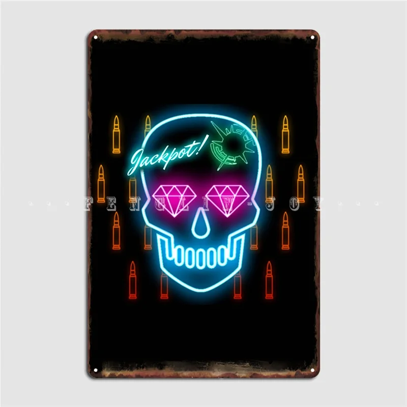 

Металлический плакат Gamble или Die, кинотеатр, печать на гараже, Декор стен для вечерние, оловянный плакат