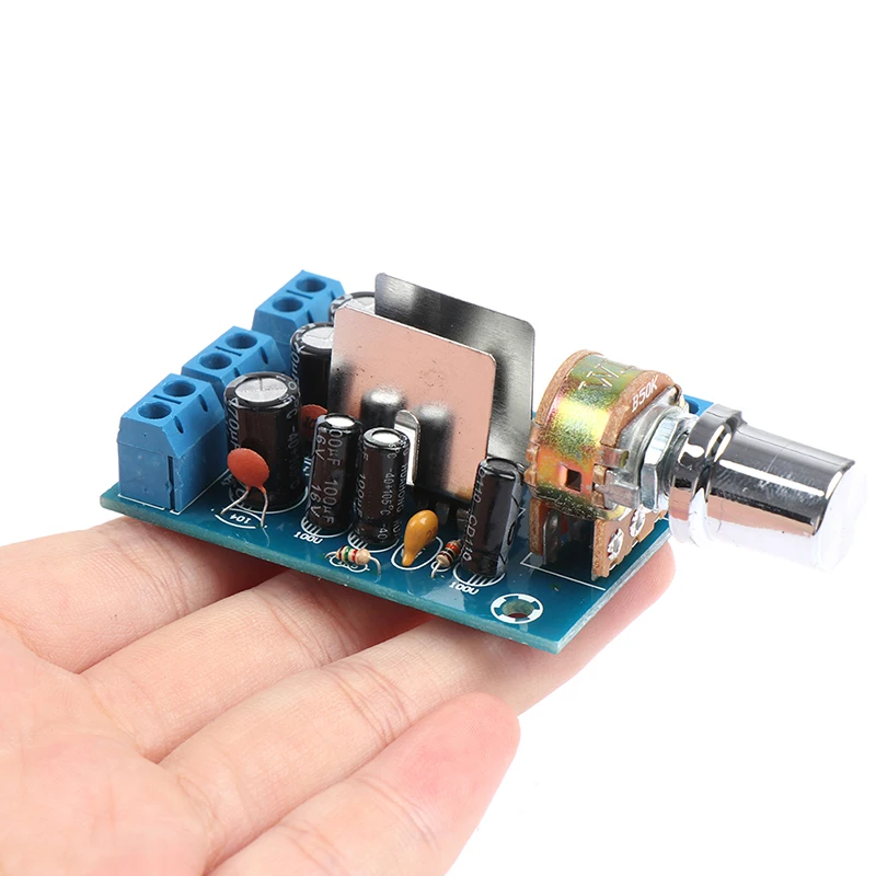 

1pcs TEA2025B 2.0 Stereo Dual Channel 3W+3W AC5-9V DC5-12V Audio Amplifier Board 38*55mm