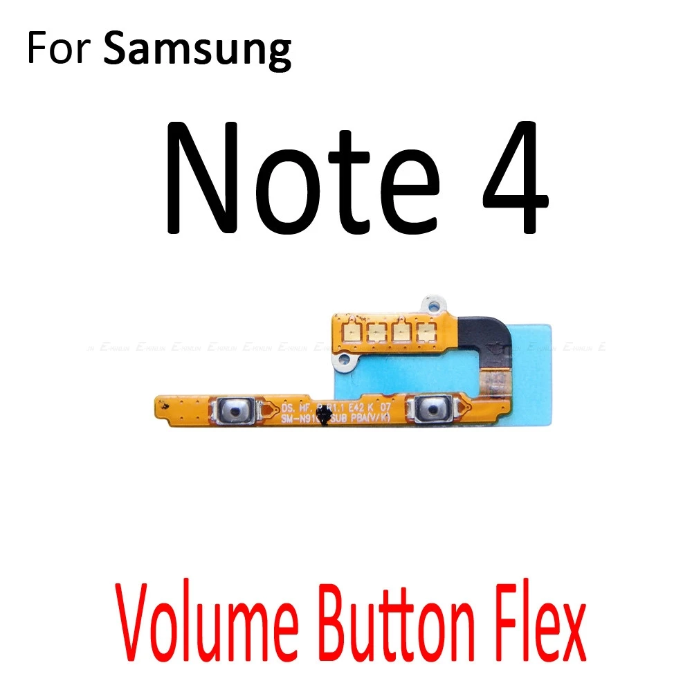 Кнопка включения кнопки включения Кнопки громкости гибкий кабель для Samsung Galaxy S6 Edge Note 4 5 8 9
