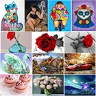 5D алмазная картина персонаж красота картина животное автомобиль круглая Алмазная вышивка мозаика крест вышивка набор детская ручная работа