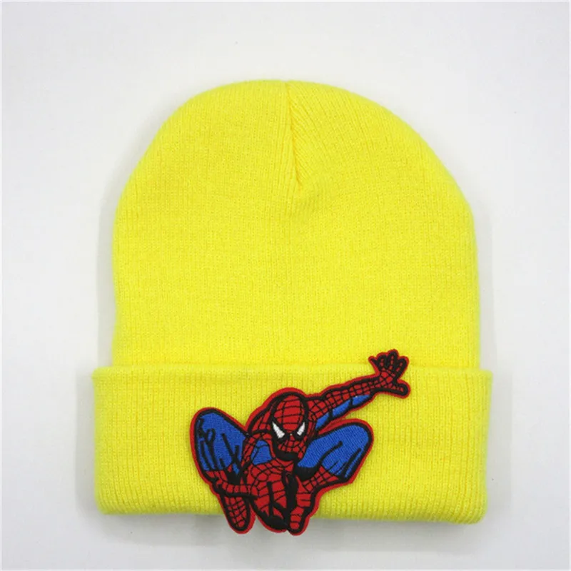 Сгущенная вязаная шапка с вышивкой для торта зимняя теплая Skullies бини детей