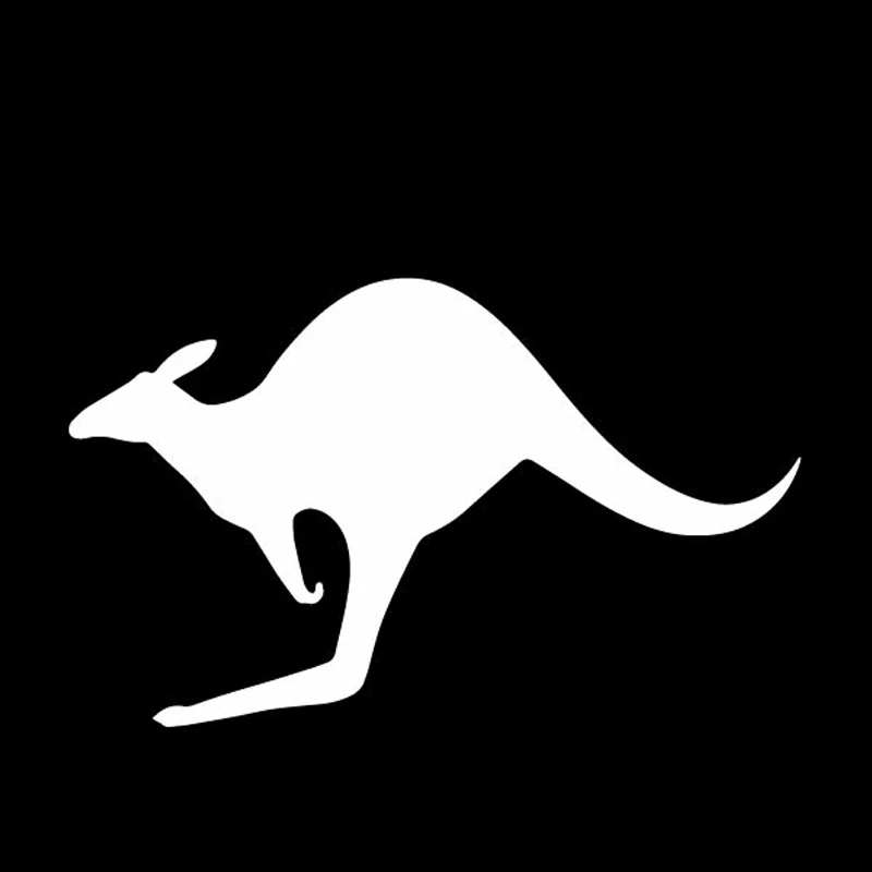 

Cute Kangaroo Animal High Quality Fashion Car Decoration Personality Pvc Waterproof Car Window Applique Black/white, 16cm*10cm
