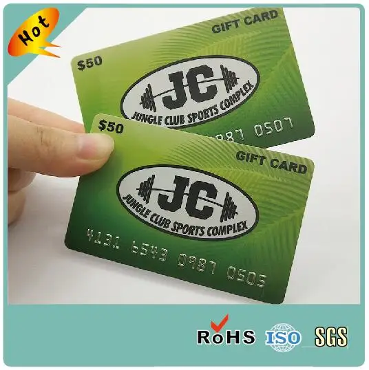 Custom Plastic Business Card Embossed Printing Credit Card Size PVC Cards