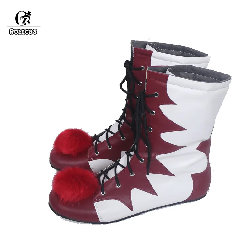 ROLECOS/Обувь для косплея Stephen King It сапоги пеннивайза на Хэллоуин обувь