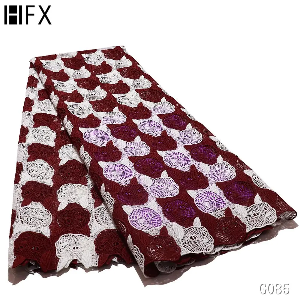 HFX новейшая нигерийская африканская кружевная ткань 2020 Высокое качество