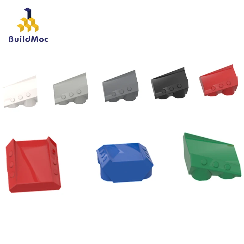 

BuildMOC Compatible Assembles Particles 30603 2x2 ramp decoration Building Blocks Parts DIY Edu