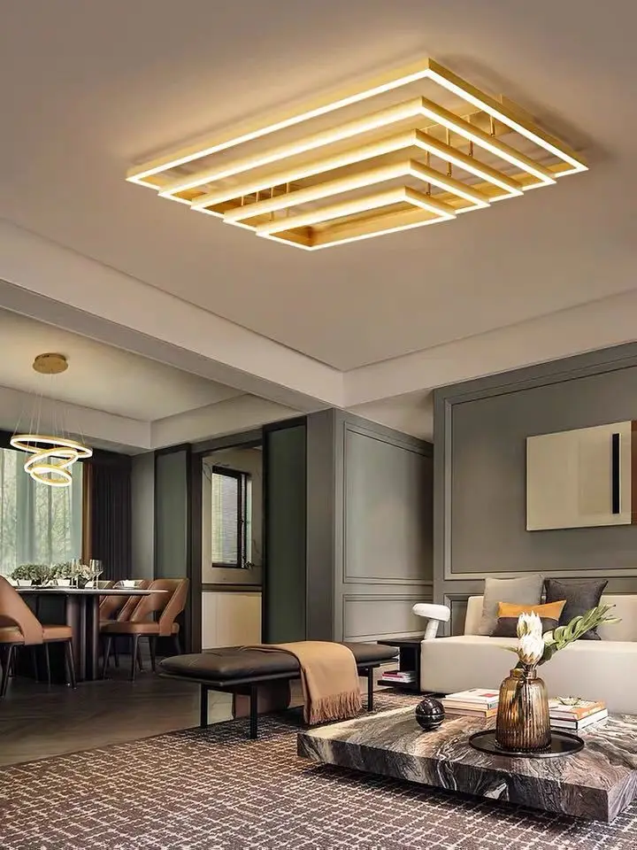 

modern crystal chandeliers ceiling led panel lights led modern ceiling lamp cafe hotel Living Room home decoration