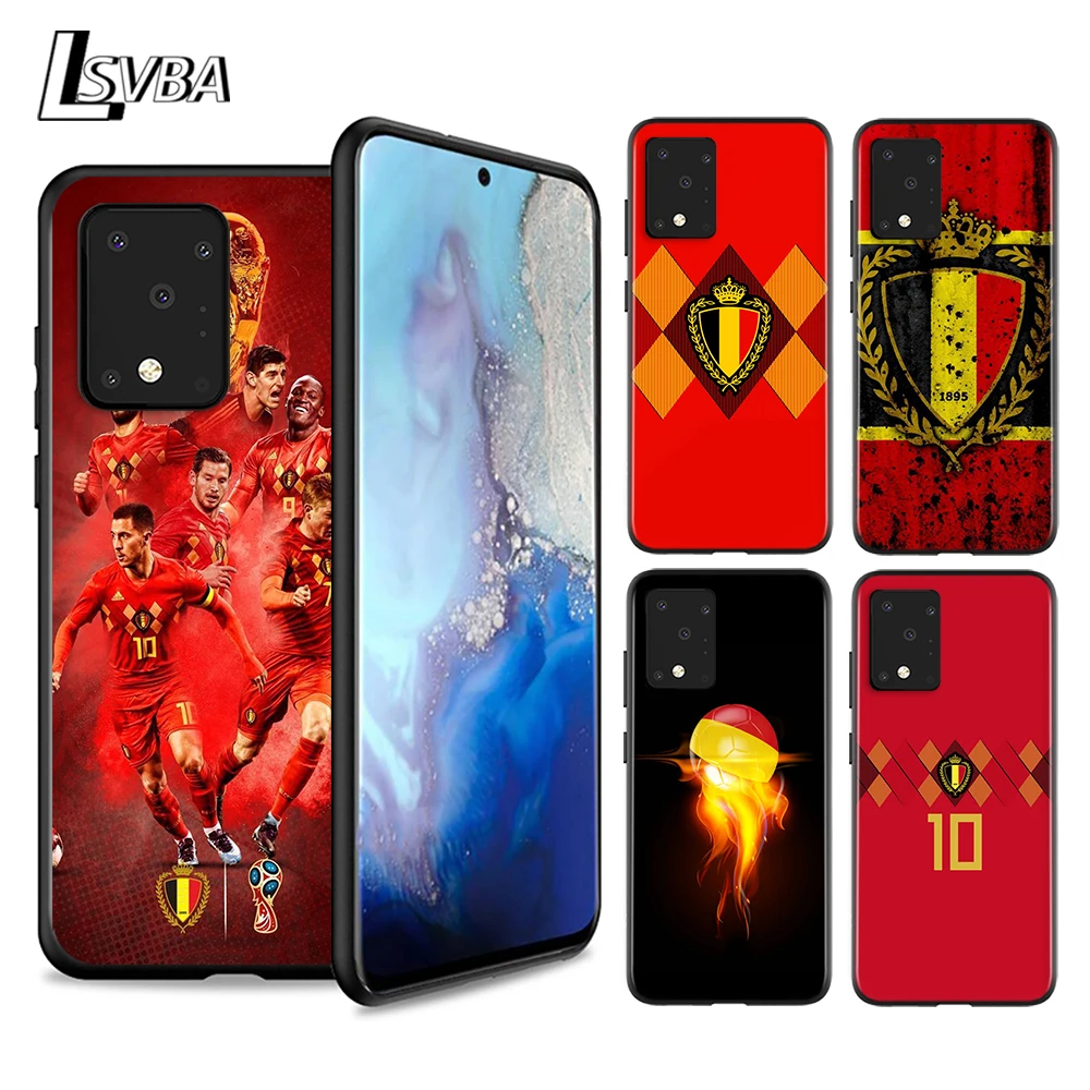 Мягкий чехол из ТПУ с Бельгия флаг футбол силиконовый для Samsung Galaxy A91 A81 A71 A51 5G UW A41