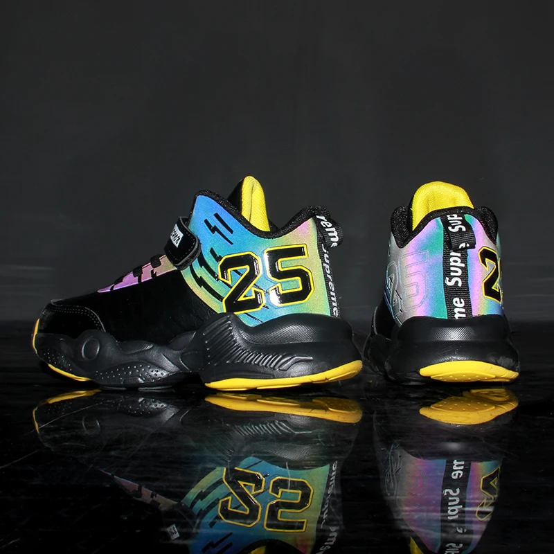 Детская Баскетбольная обувь для мальчиков Детские уличные кроссовки jordan Дышащая