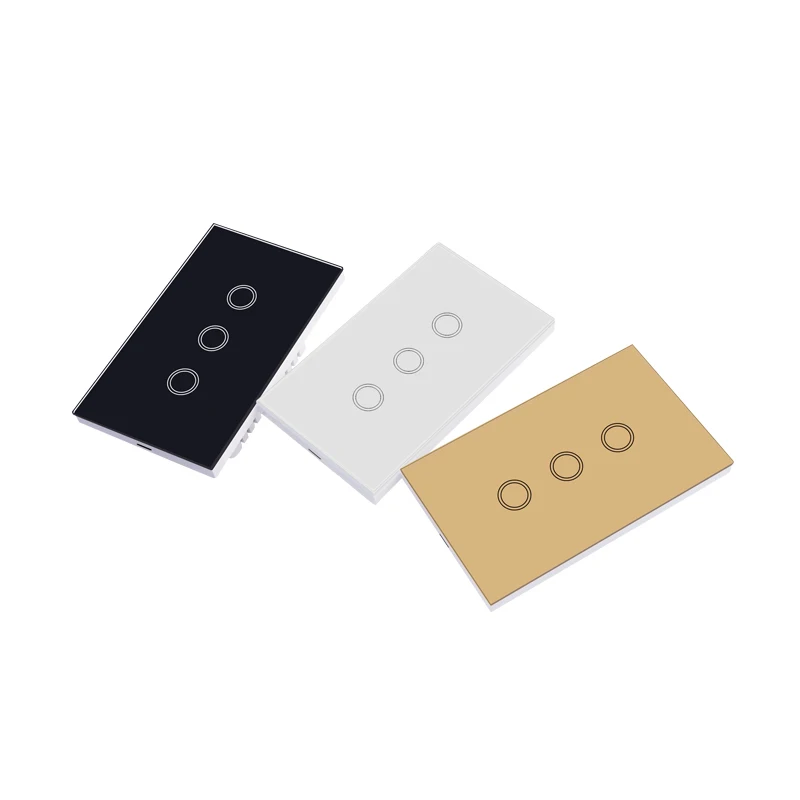 Настенный выключатель настенный светильник стандарт США Wi-Fi сенсорная панель