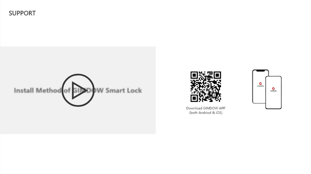GIMDOW умный дверной замок Цифровой Bluetooth Интеллектуальный замок без изменения существующих замков беспроводное приложение Bluetooth управление