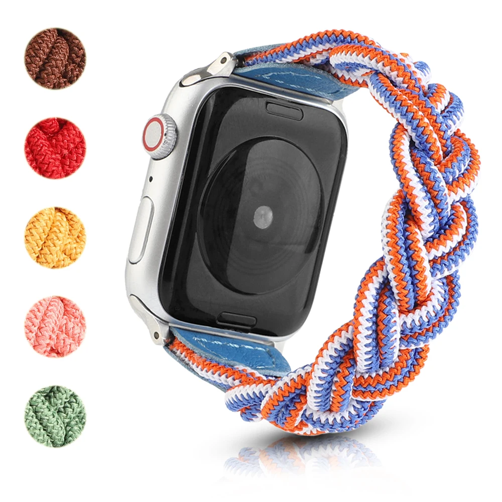 Ремешок эластичный для Apple Watch Band Series 6/SE/5/4/3/2 модный браслет мальчиков и девочек