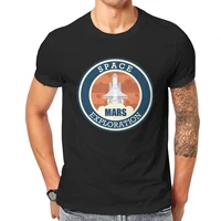 men copy of space x nasa mars galaxy science earth funny graphic t shirts