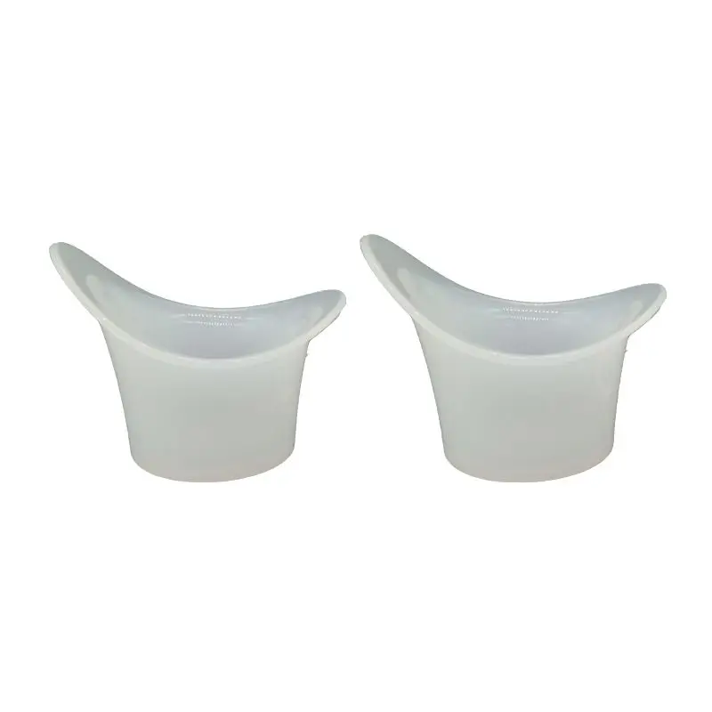 

10pcs Eyewash Cup Silicone Resuable Medical Soft Eye Bath Cup Eye Wash Cup For Elderly Women Men Children