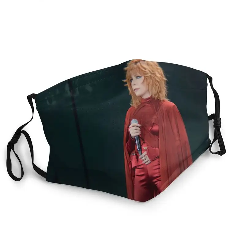 

Mylene Farmer Mask Anti Dust Washable French Female Singer Face Mask Protection Cover Unisex Respirator Mouth-Muffle