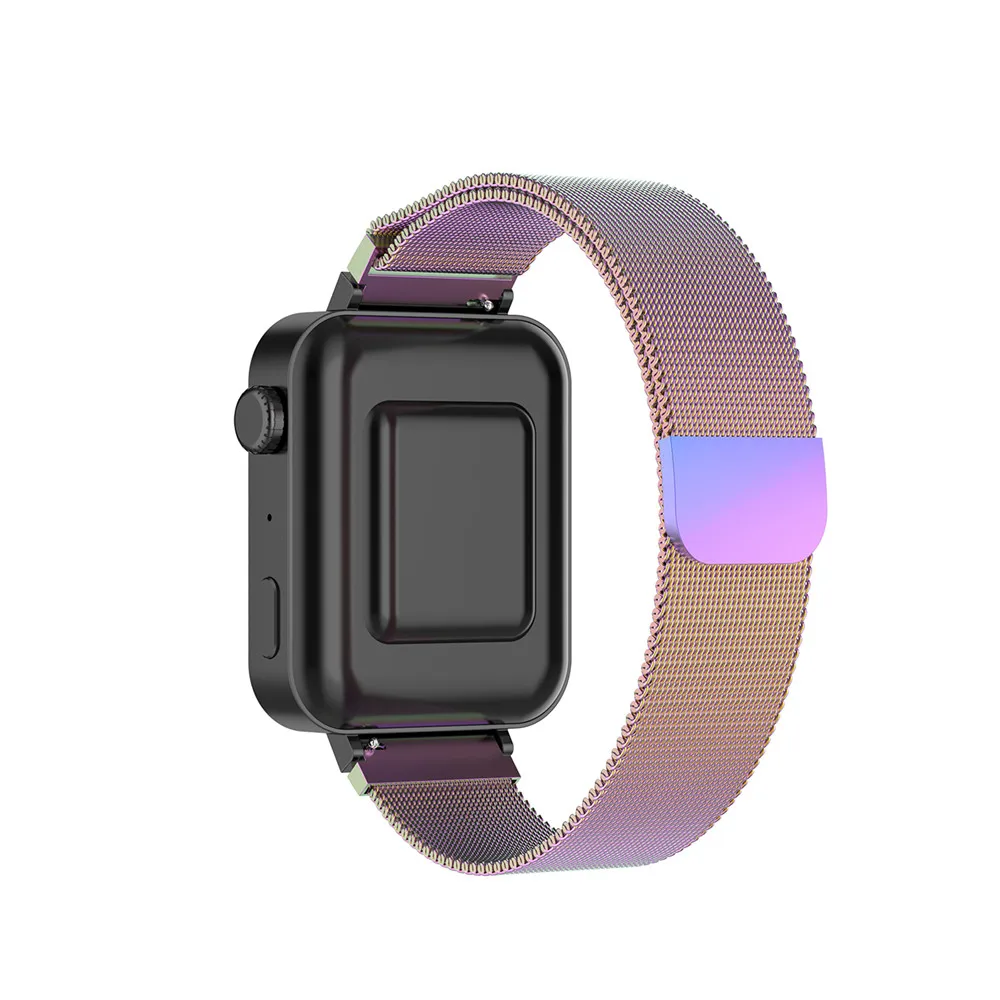 18 мм нержавеющая сталь сетчатый ремешок для часов Ремешок Для Xiaomi Smartwatch Универсальный сменный Ремешок Браслет