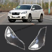 fit for subaru outback 2010 2014 headlight headlamp lens cover rightleft 2pcs high quality car modification accessories
