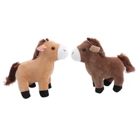 wangaiyao new cute pony couple keychain fashion animal men and women bag car pendant plush toy valentine%e2%80%99s day birthday gift orn