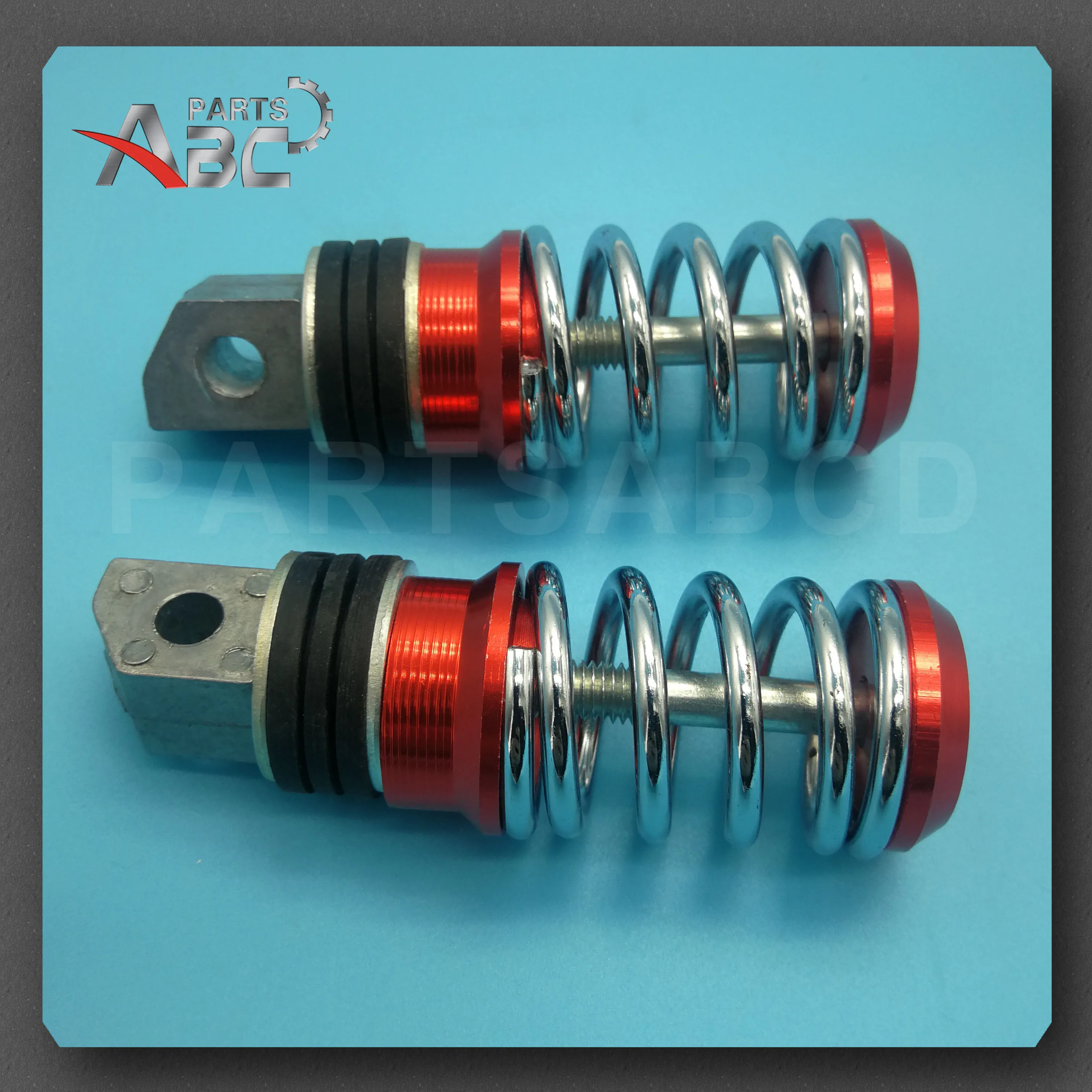 Подножка с ЧПУ 1 пара пружинная педаль подножки для мотоцикла велосипеда