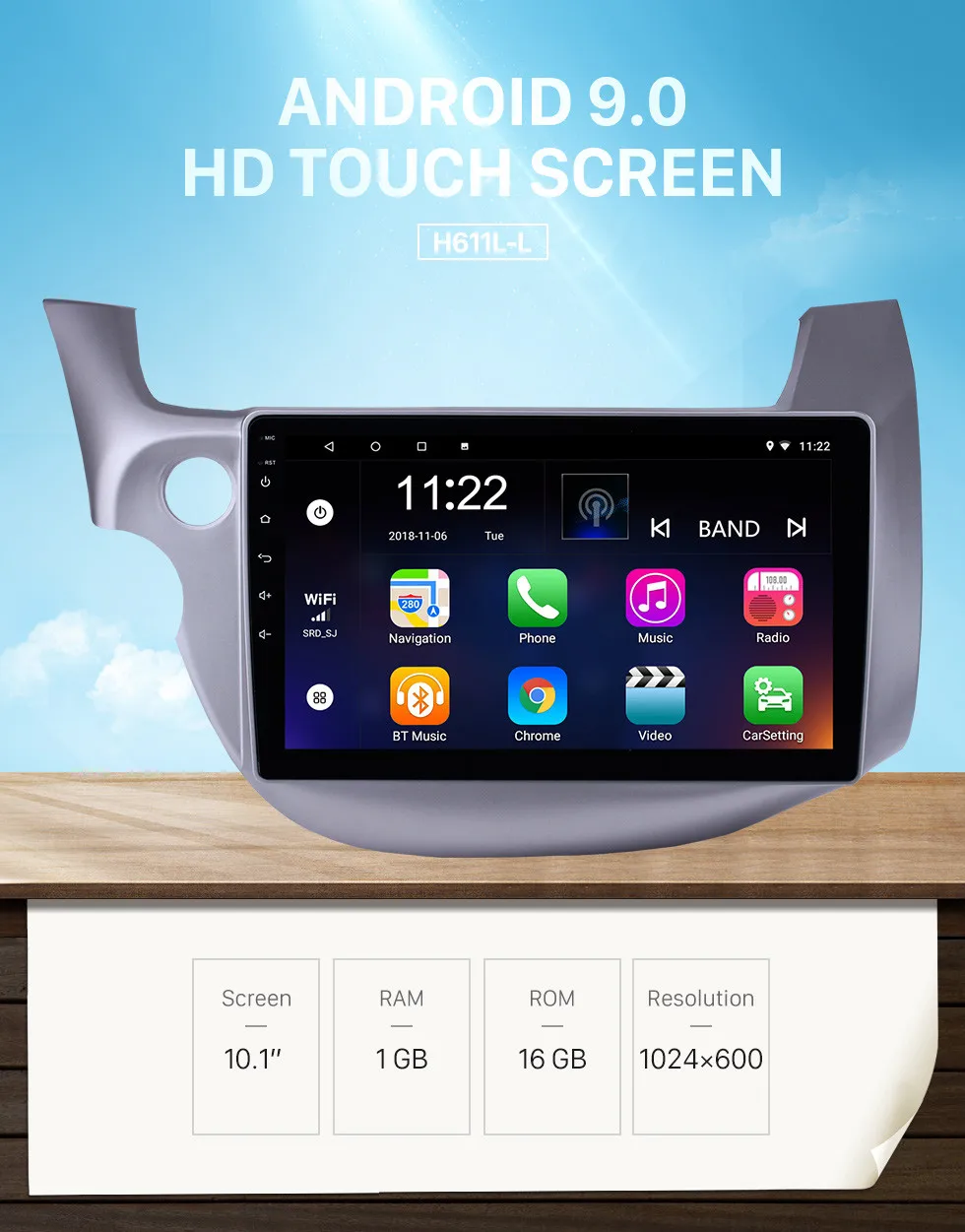 Seicane 10," Android 9,0 автомобильный радиоприемник gps Navi HD 1024*600 мультимедийный плеер для 2007-2012 2013 Honda с Bluetooth USB SWC DVR