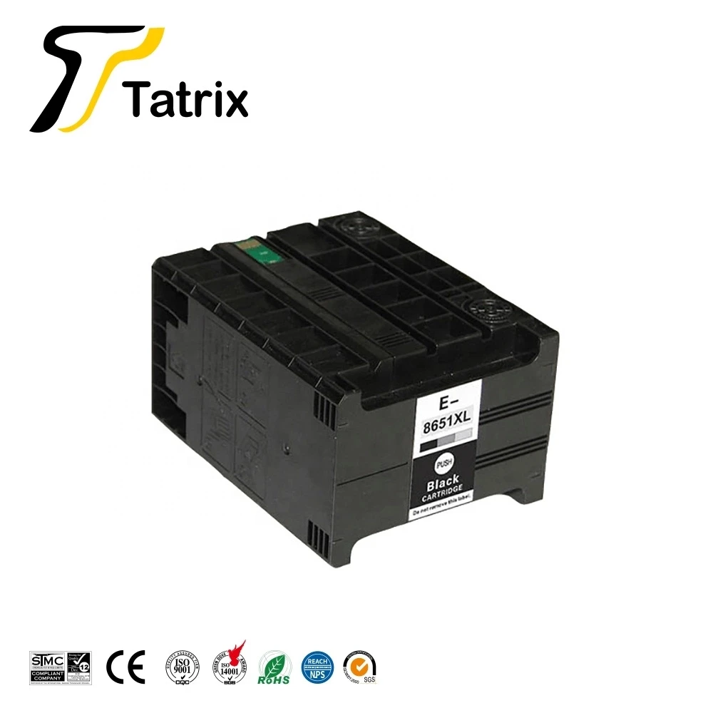 Tatrix 3 шт. полные чернила совместимые с Epson T8651 T8651XL для resources Pro WF M5190DW BAM