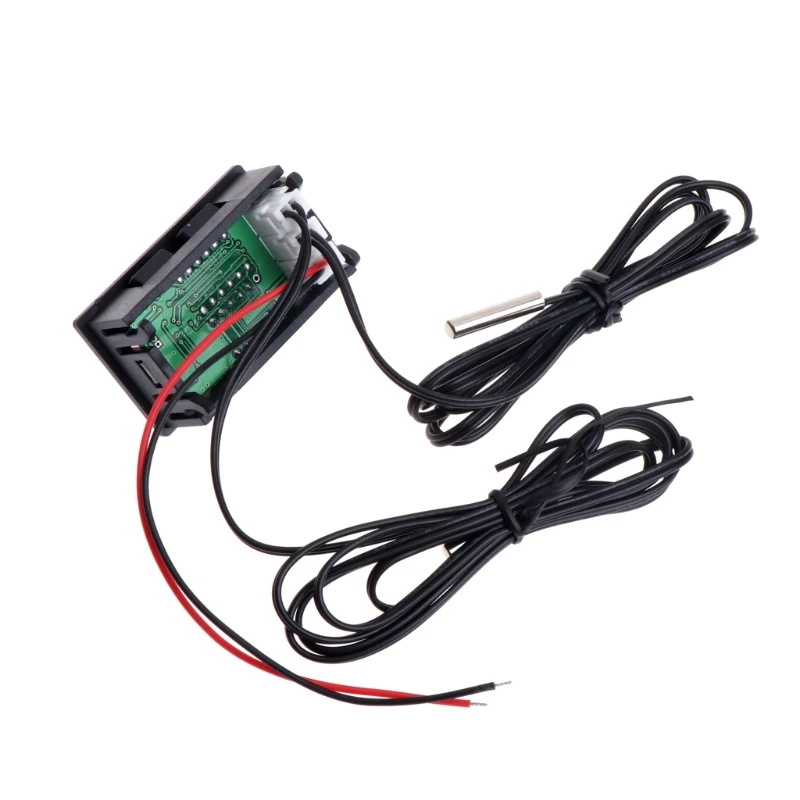 DC 4-28V Precision Dual Display Digital Thermometer NTC Waterproof Metal Probe for Car Room Refrigerator Wholesale | Инструменты