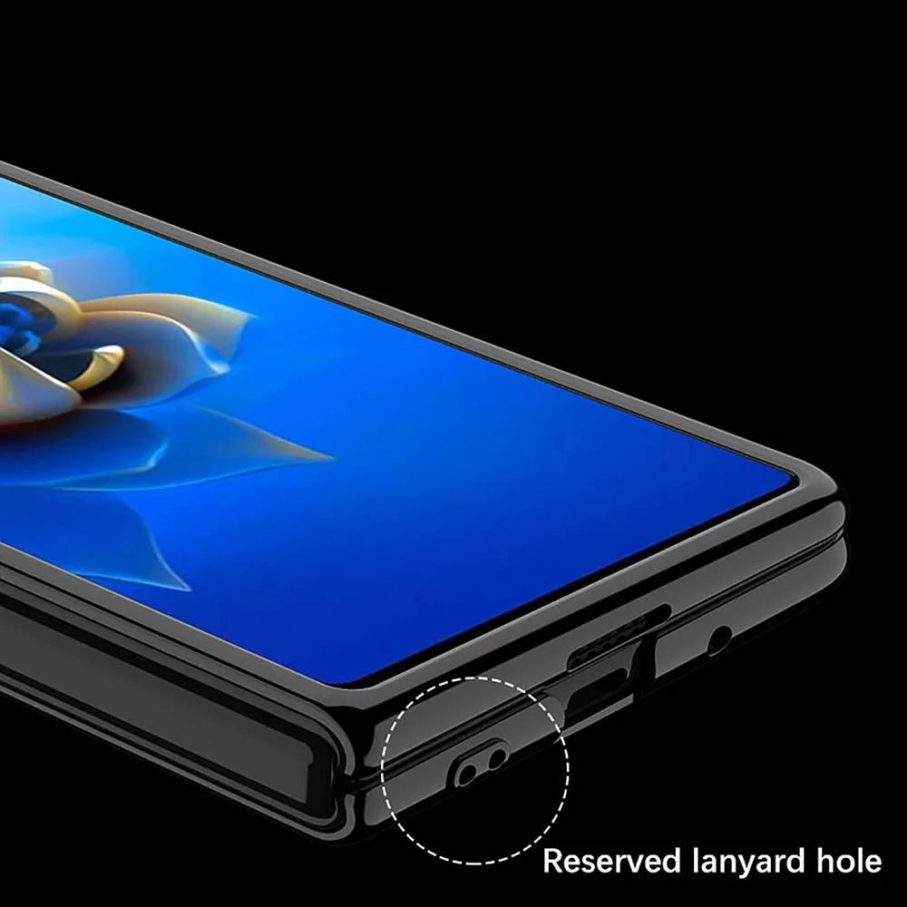 

Ultra Slim Cover Shell 360 Fully Protective Case for Huawei Matex2 Phone Tempered Film Anti-Scratch Bumper Protector