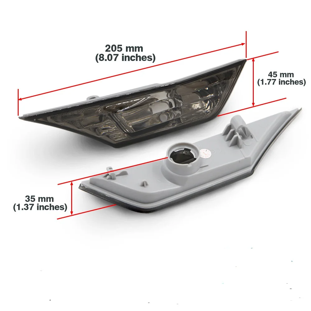 OEM передние светодиодные боковые габаритные фонари дымчатые линзы для 2016 2018 Honda