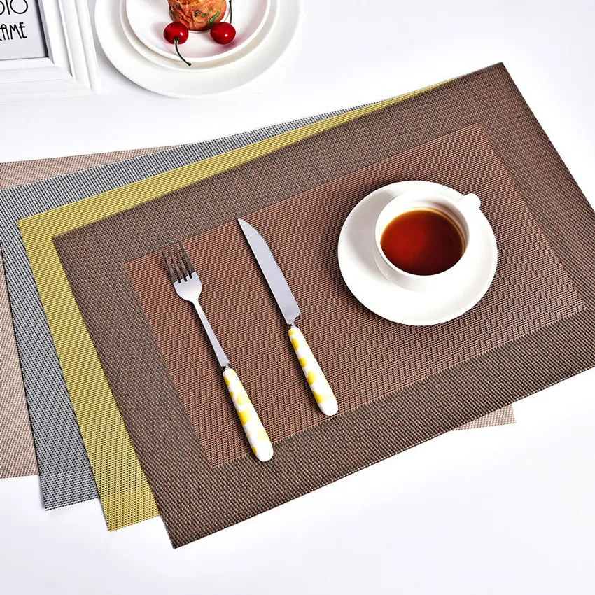 Фото European Luxury PVC Waterproof Non-slip Placemat Washable and Quick-drying Heat Insulation Table Cloth Dining Mats Дом и сад European Luxury PVC Waterproof Non-slip Placemat Washable and Quick-drying Heat Insulation Table Cloth Dining Mats Дом и сад
