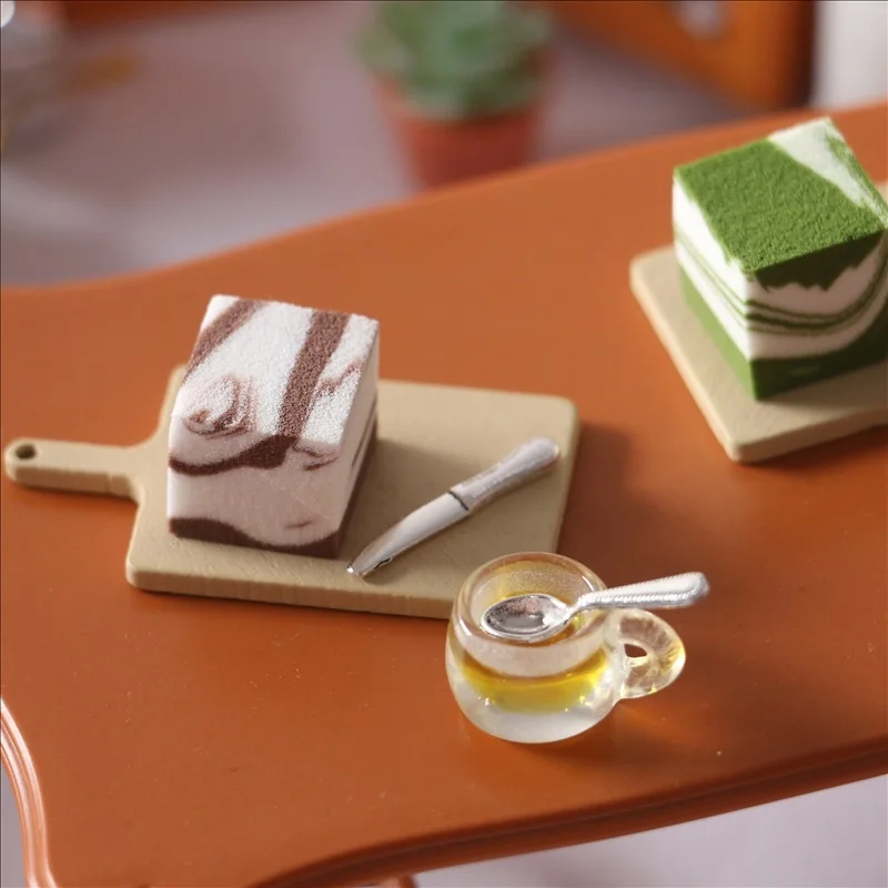 Миниатюрная модель кукольного домика мусс торт для куклы OB11 экшн-фигурка часть