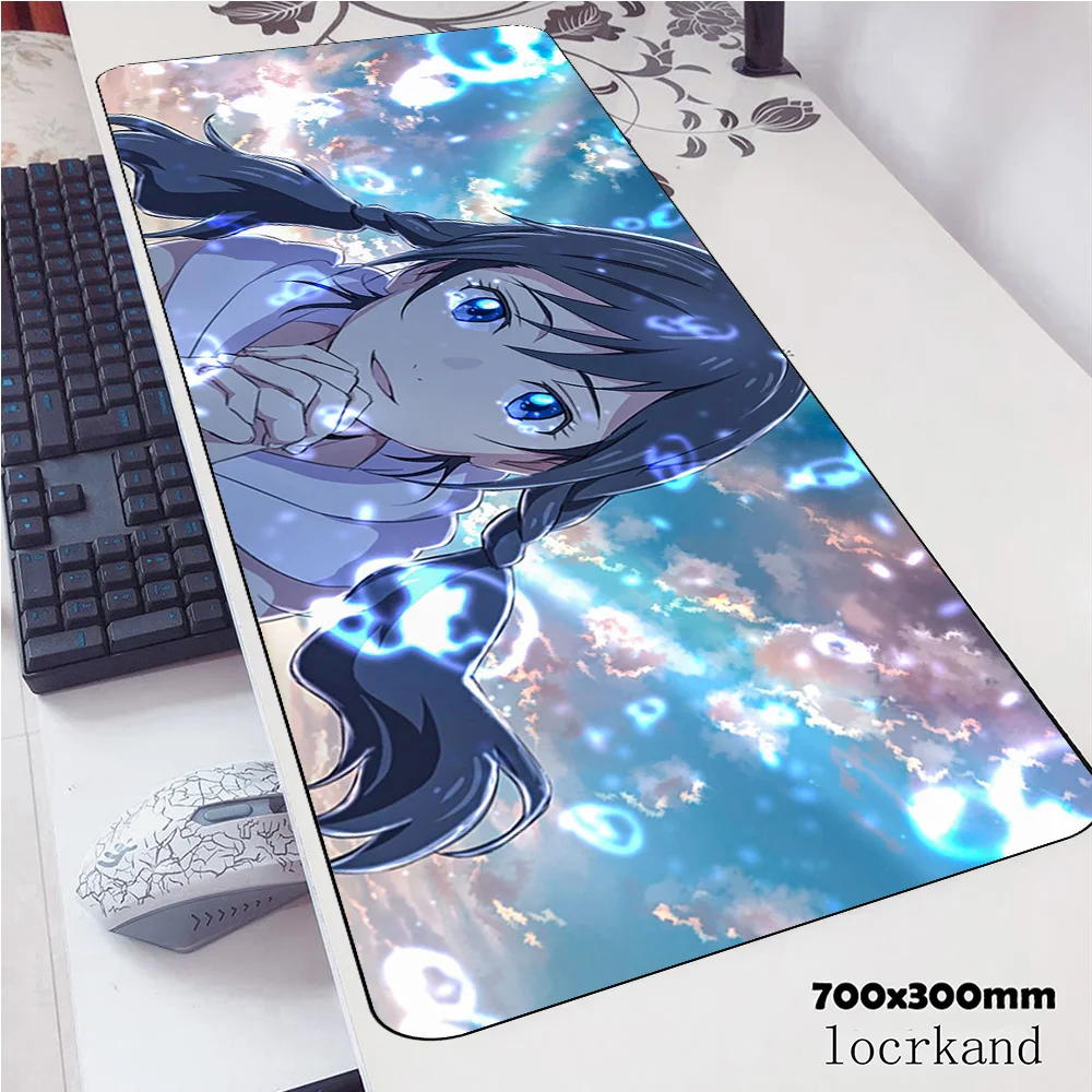 

Weathering With You Mousepad 900x400x2mm Anime Computer Mouse Mat Gamepad Pc Gamer Gaming Mousemat Cute Desk Pad Office Padmouse
