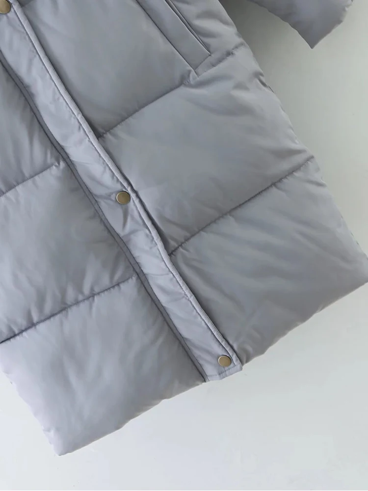 Wixra Женская Толстая длинная парка с капюшоном однотонная теплая верхняя одежда