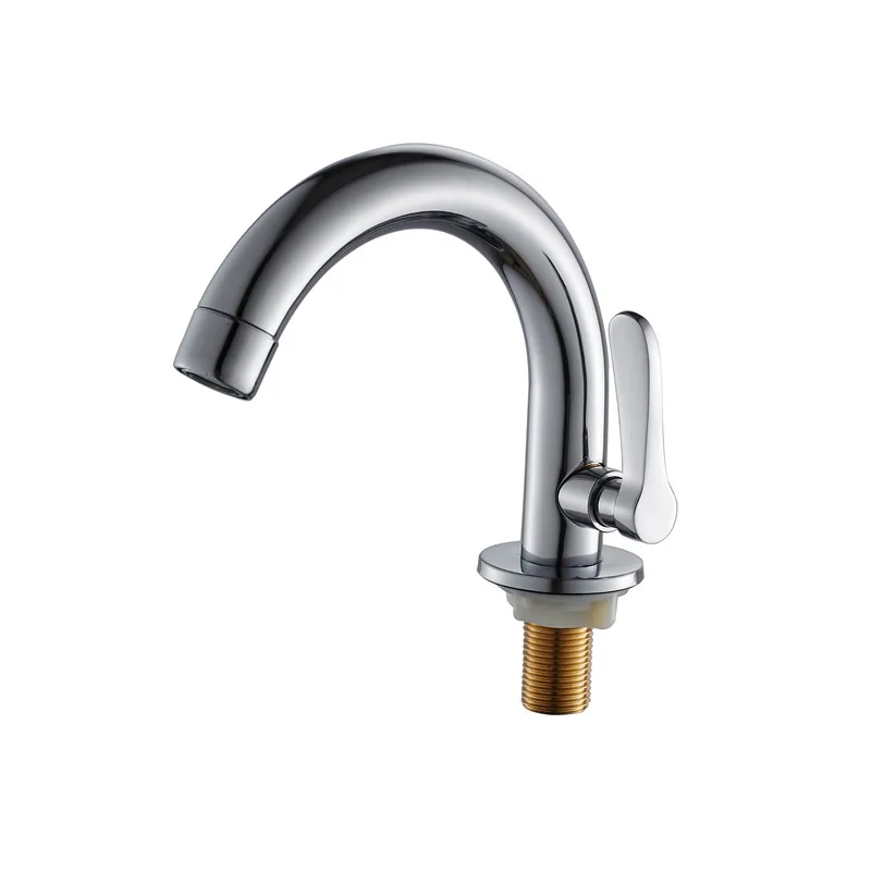 

Basin Sink Faucet Stainless Steel Deck Mounted Single Cold Faucets Chrome Brushed Sink Faucet Basin Faucet Tap Mixer Taps