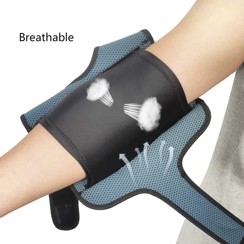 

1PCS Adjustable Elbow Fixed Arm Splint Brace Elbow Joint Brace Support With 2 Steel Plates Elbow Fracture Stabilizer Protector