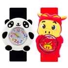 Часы Детские Мультяшные с пандой, милые мужские и детские часы для обучения, детская игрушка, подарок на Рождество для мальчиков и девочек