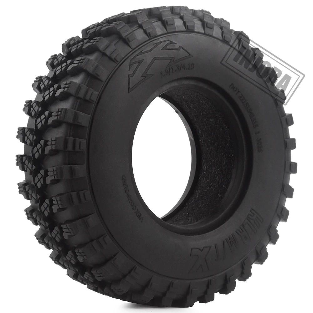 4 шт. 1 9 &quotрезиновые колеса Voodoo KLR 105*35 мм для 1:10 RC Гусеничный осевой SCX10 D90 TF2 MST