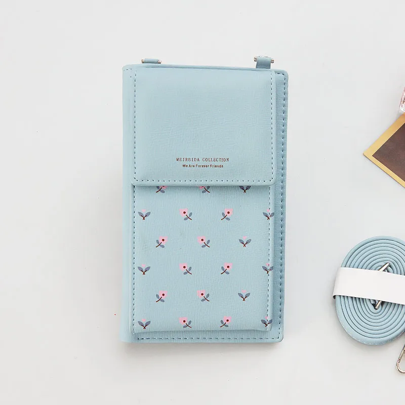 

Korean Version Pu Material Fashionable Multifunctional Wallet Student Mini Shoulder Bag All-match Printed Mobile Phone Bag 2020