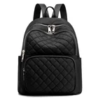 Рюкзак из ткани Оксфорд для женщин, дорожные черные дамские сумки на ремне, повседневный ранец для девочек-подростков, школьные Женские портфели