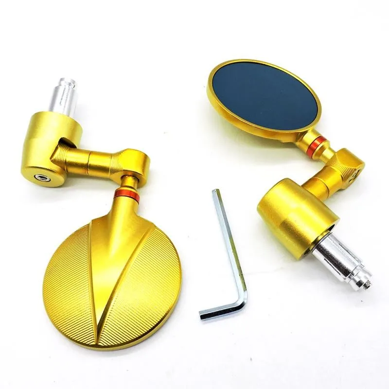 

Motorcycle Modified Rearview Mirror CNC Reversing Rearview Mirror Universal Handle Mirror Bottle Car Retroreflector
