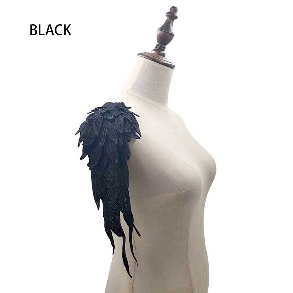 Водорастворимое кружево на цветочной вышивкой крыльями узоры DIY кружевные