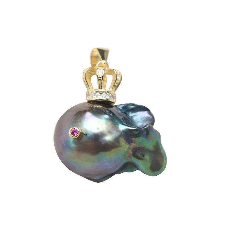 Кольцо в виде рыбки короны из серебра 925 пробы|Подвески| |