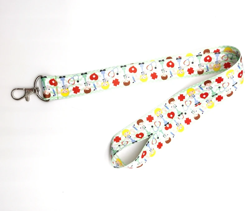 Новый мультфильм врач-медсестра шейный ремешок с застёжкой-карабином новые
